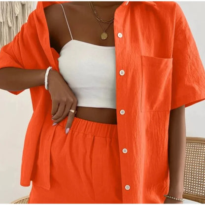 LUXE LOUNGE™ Cotton Loungewear Set