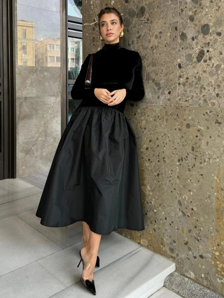 Florienne Long Sleeve Midi Dress