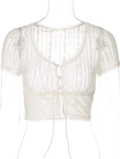 Enchanting Lace Seduction Skirt Set