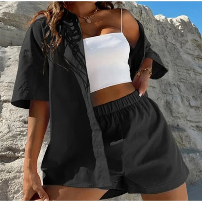 LUXE LOUNGE™ Cotton Loungewear Set