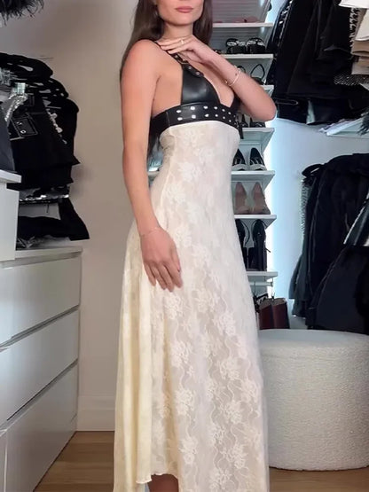 Floral Lace Midi Dress