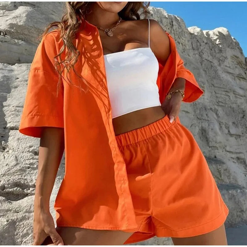 LUXE LOUNGE™ Cotton Loungewear Set