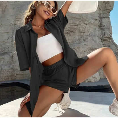 LUXE LOUNGE™ Cotton Loungewear Set