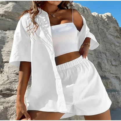 LUXE LOUNGE™ Cotton Loungewear Set