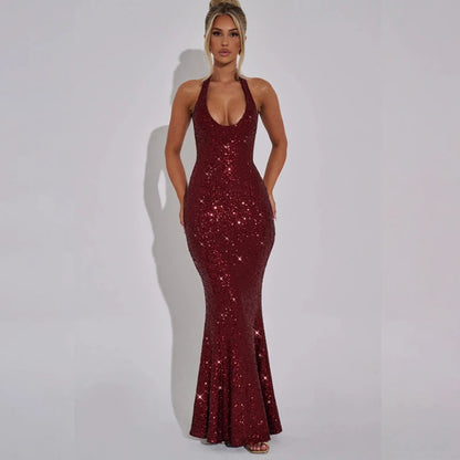 Odette Maxi Dress - Silver