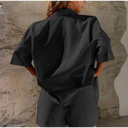 LUXE LOUNGE™ Cotton Loungewear Set