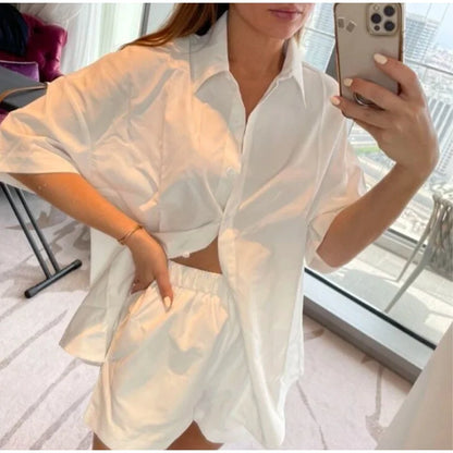 LUXE LOUNGE™ Cotton Loungewear Set