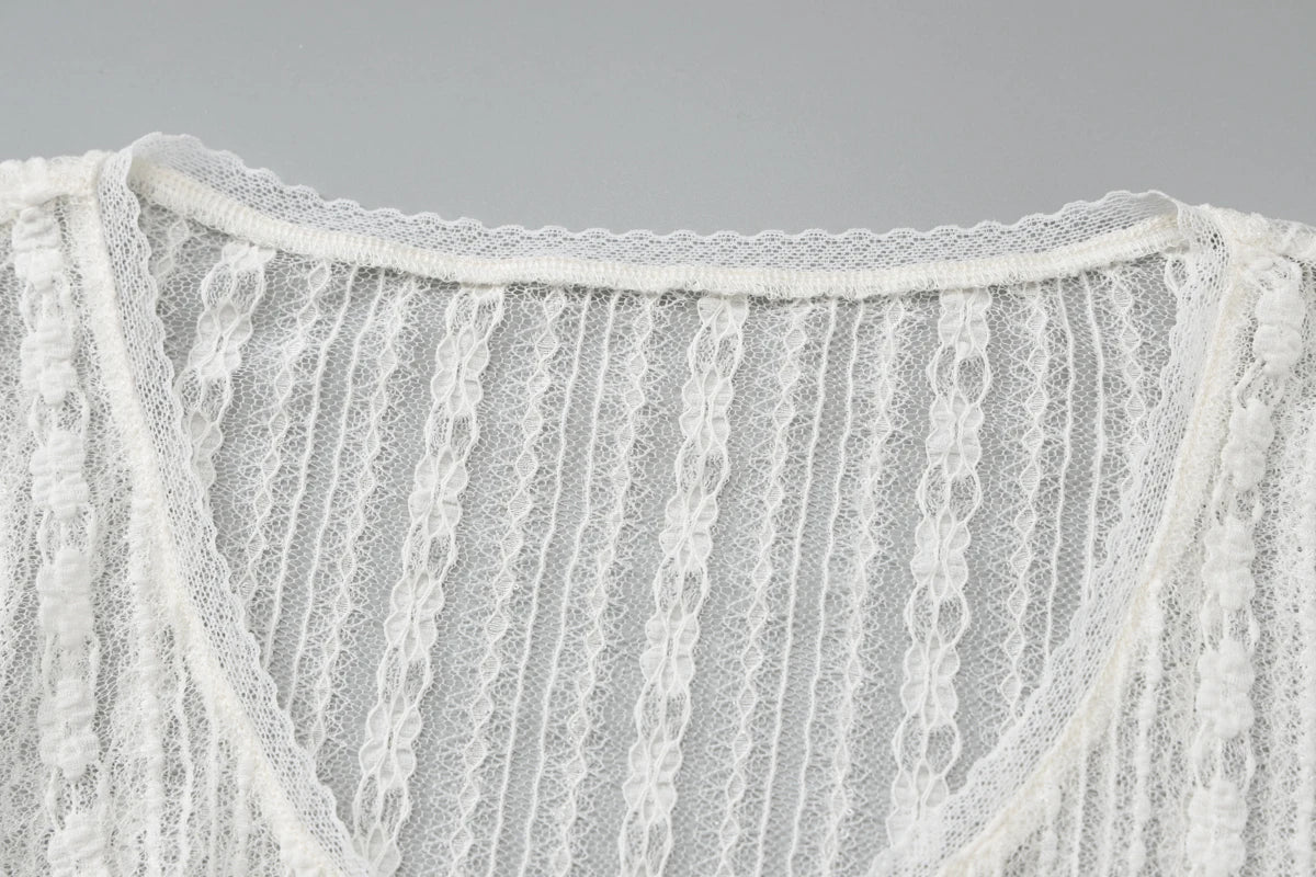 Enchanting Lace Seduction Skirt Set