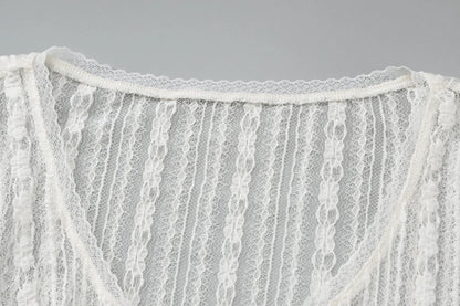 Enchanting Lace Seduction Skirt Set