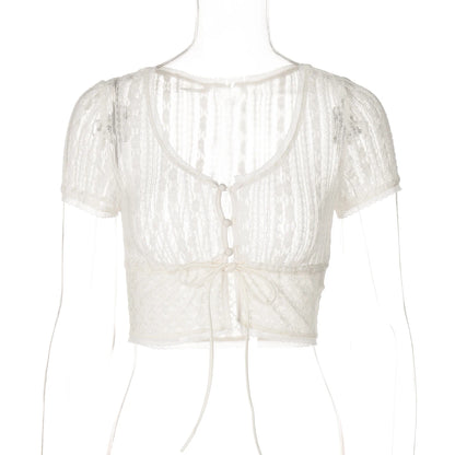 Enchanting Lace Seduction Skirt Set