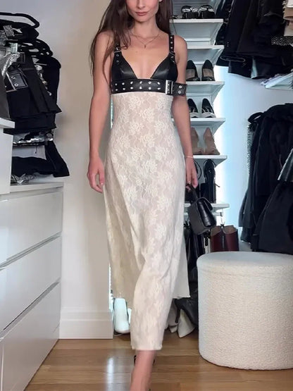 Floral Lace Midi Dress