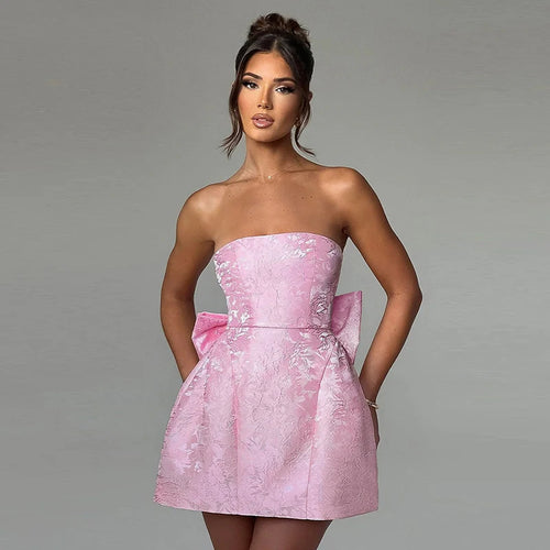 Salome Mini Dress - Blush