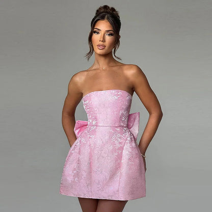 Salome Mini Dress - Blush