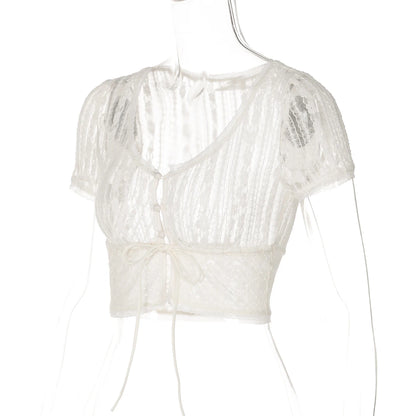 Enchanting Lace Seduction Skirt Set