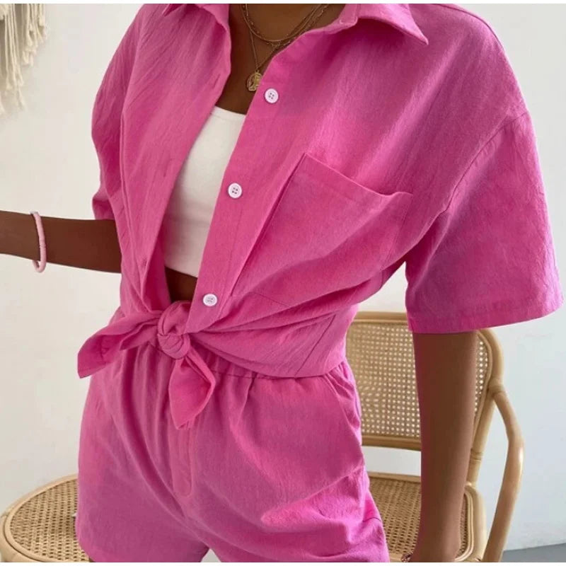 LUXE LOUNGE™ Cotton Loungewear Set