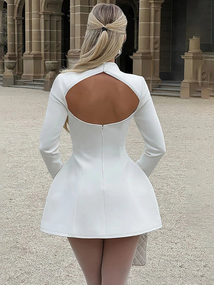 Backless Mini Dress