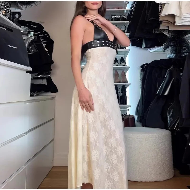 Floral Lace Midi Dress