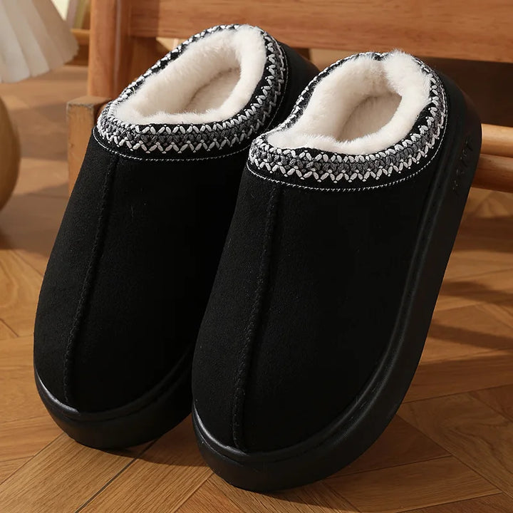 Filand pluizige platformslippers