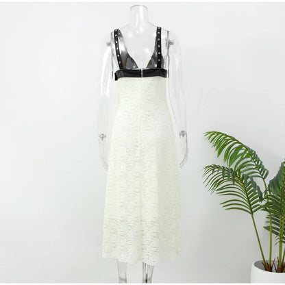 Floral Lace Midi Dress