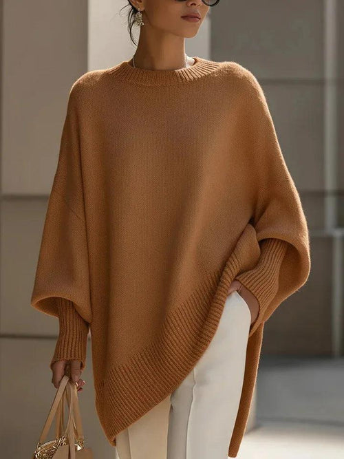 Batwing Sleeve Knit Sweater