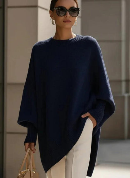 Batwing Sleeve Knit Sweater
