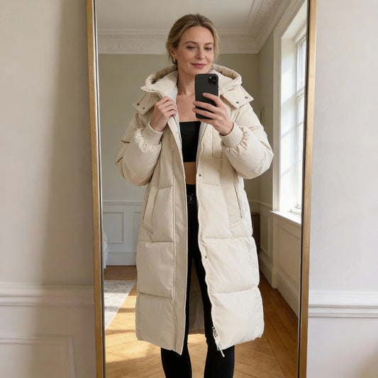 Gigaty™ - Classic Hooded Long Puffer Coat Regular Price