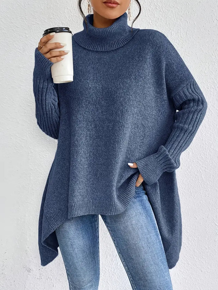 Bridgette™ - Comfortable Long Roll Neck Jumper