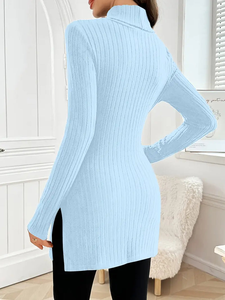 Sarah - Elegant Long-Sleeved Jumper with Slim Fit for Autumn