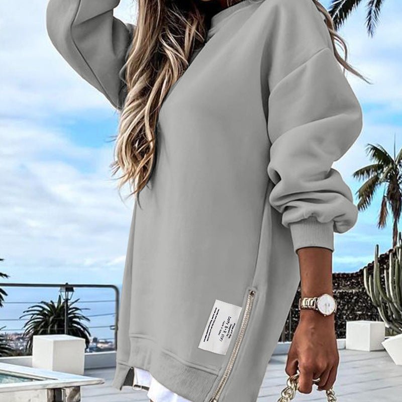 Luna™ – Kurzer Pullover in Unifarbe 
