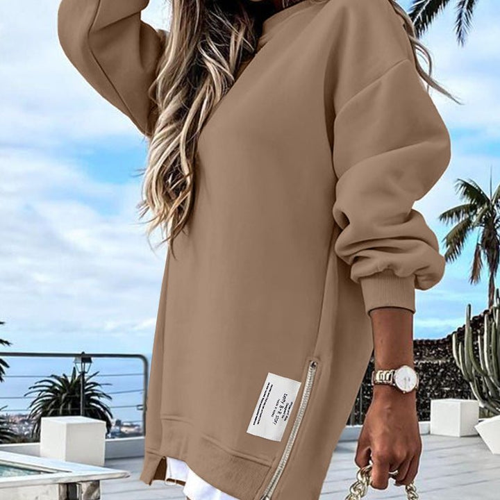 Luna™ – Kurzer Pullover in Unifarbe 