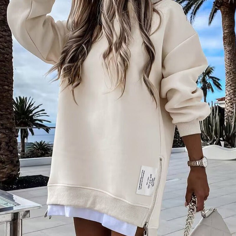 Luna™ – Kurzer Pullover in Unifarbe 