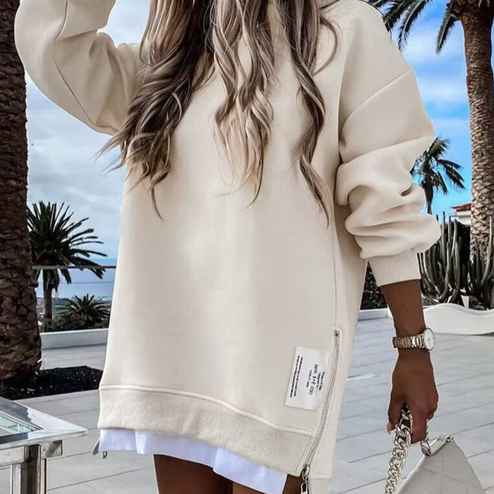 Luna™ – Kurzer Pullover in Unifarbe 