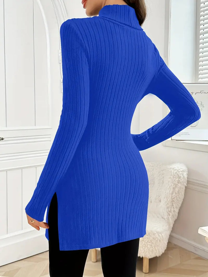 Sarah - Elegant Long-Sleeved Jumper with Slim Fit for Autumn
