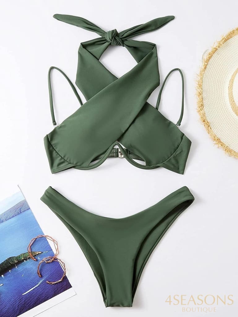 Biquíni Juju Verde Folha / P