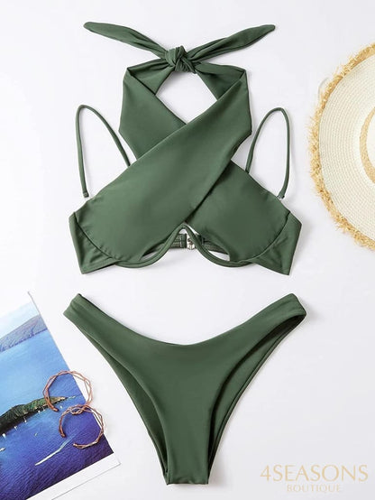 Biquíni Juju Verde Folha / P