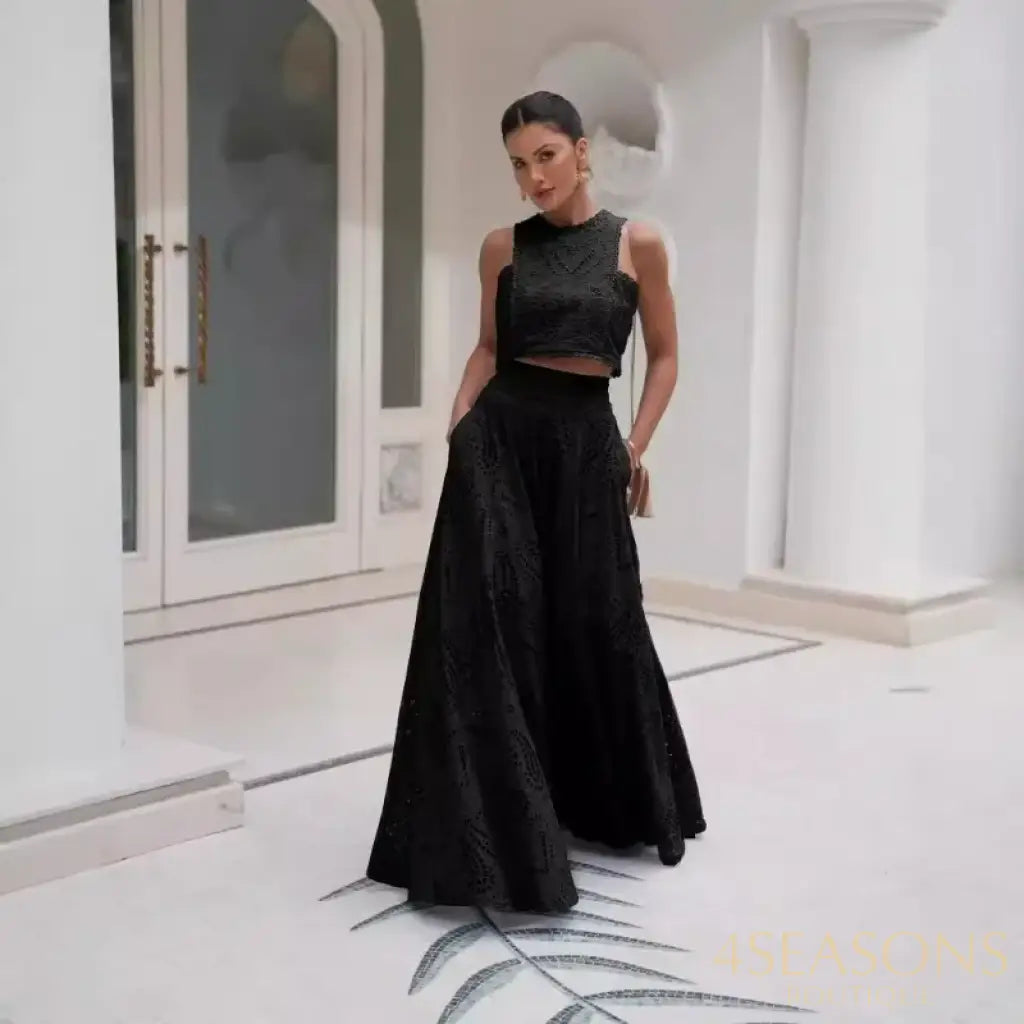 Conjunto De Laise Briana Preto / P