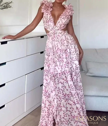 Bullock Dress Floral / XS