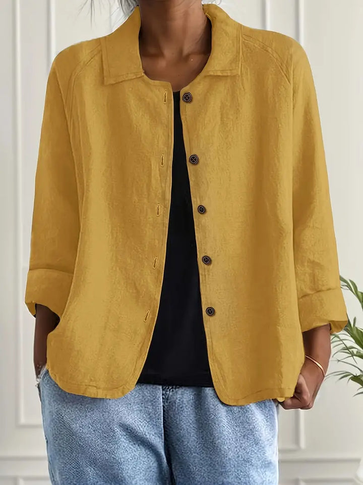 Marilla™ – Classic Lightweight Shirt-Cardigan