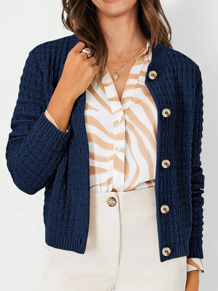 Harper™ - Cardigan with Button Placket