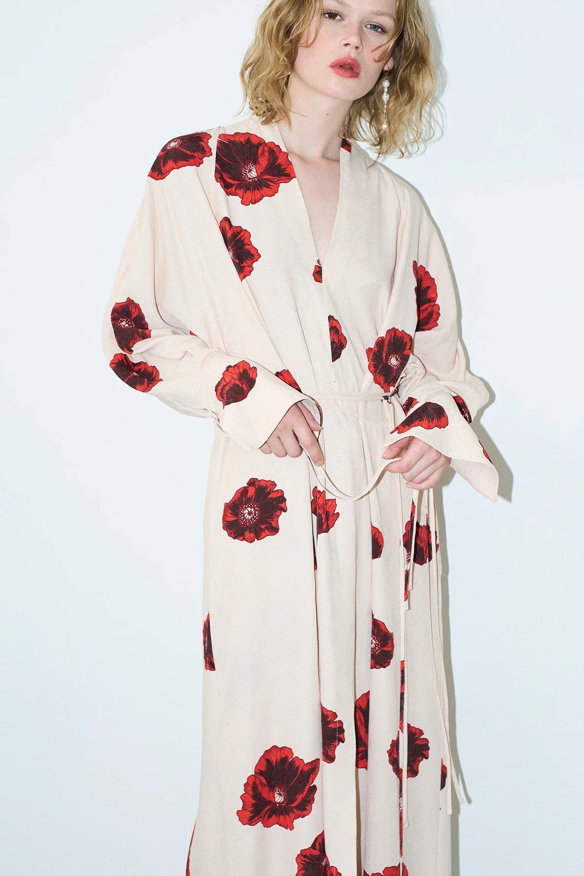 Flora Kimono Wrap Dress