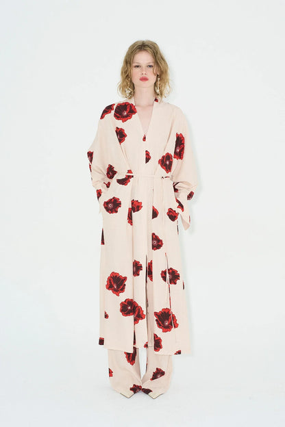 Flora Kimono Wrap Dress