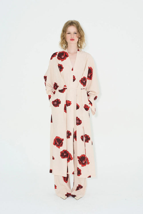Flora Kimono Wrap Dress
