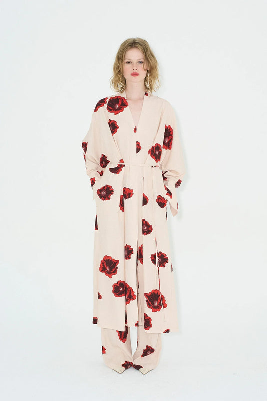 Flora Kimono Wrap Dress