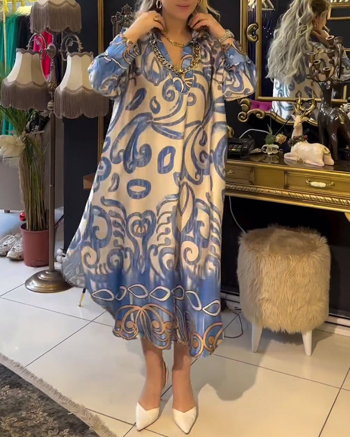 Eliane | Elegant Printed Dress