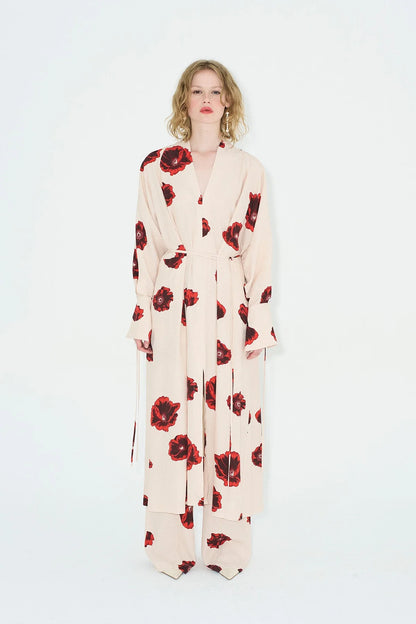 Flora Kimono Wrap Dress