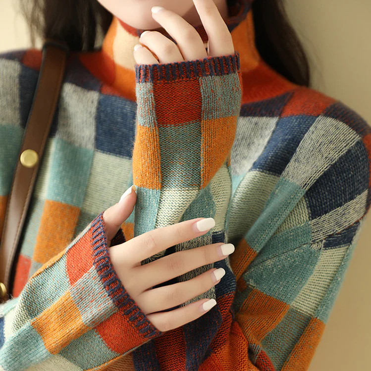 Karina™ - Eleganter Rollkragenpullover 