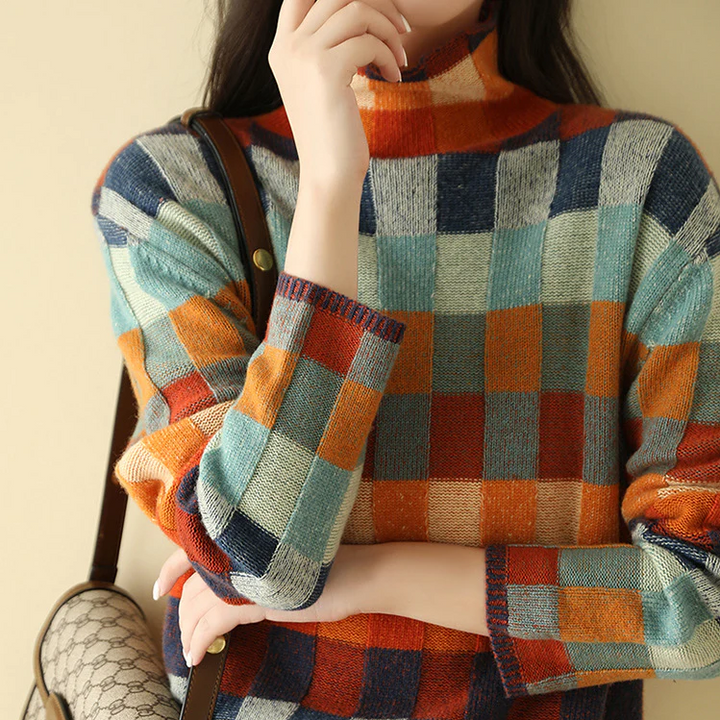 Karina™ - Eleganter Rollkragenpullover 