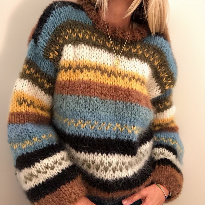 Teresa | Cosy, Colourful Jacquard Sweater