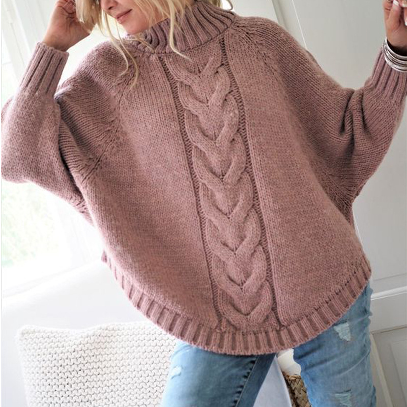 Heidi™ – Bequemer Vintage-Zopfstrickpullover