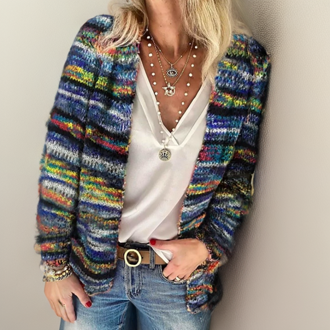Lili | Farbenfroher und bequemer Pullover im Vintage-Stil